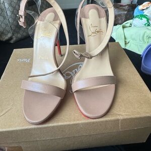 Christian Louboutin Beige Heels